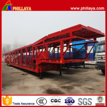 32 Meters Tri-Axle Open Frame Car Transport Trailer